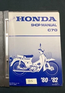 OEM HONDA 1980 - 1982 C70 SERVICE MANUAL - Foto 1 di 1