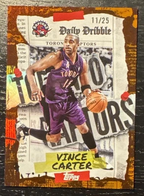 2026 Topps Baloncesto Vince Carter Naranja Holo SSP 11/25 Toronto Raptors 💎💎💎 Foto 1 de 2