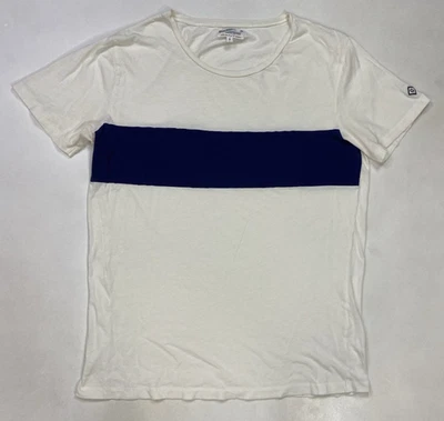 Gant Rugger T-shirt Men Small White Blue Colorblock Short Sleeve - Image 1 of 4