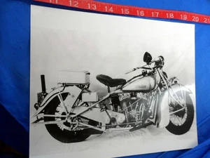 Photograph Vintage Indian Motorcycle 8" x 10" Photo - Picture 1 of 2