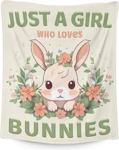 Coperta coniglietto regali per bambine - 40x50 40x50 - per bambini/bambini, coniglietto1-1  - Foto 1 di 6