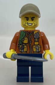 LEGO&reg; - Minifigure City Town Jungle Explorer from Set 60156 Buggy - cty792 cty0792
