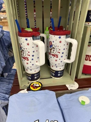YUKON OUTFITTERS Buc-ee’s 2025 Yukon Fit Forty 40oz 4th of July Glow N The Dark Tumbler