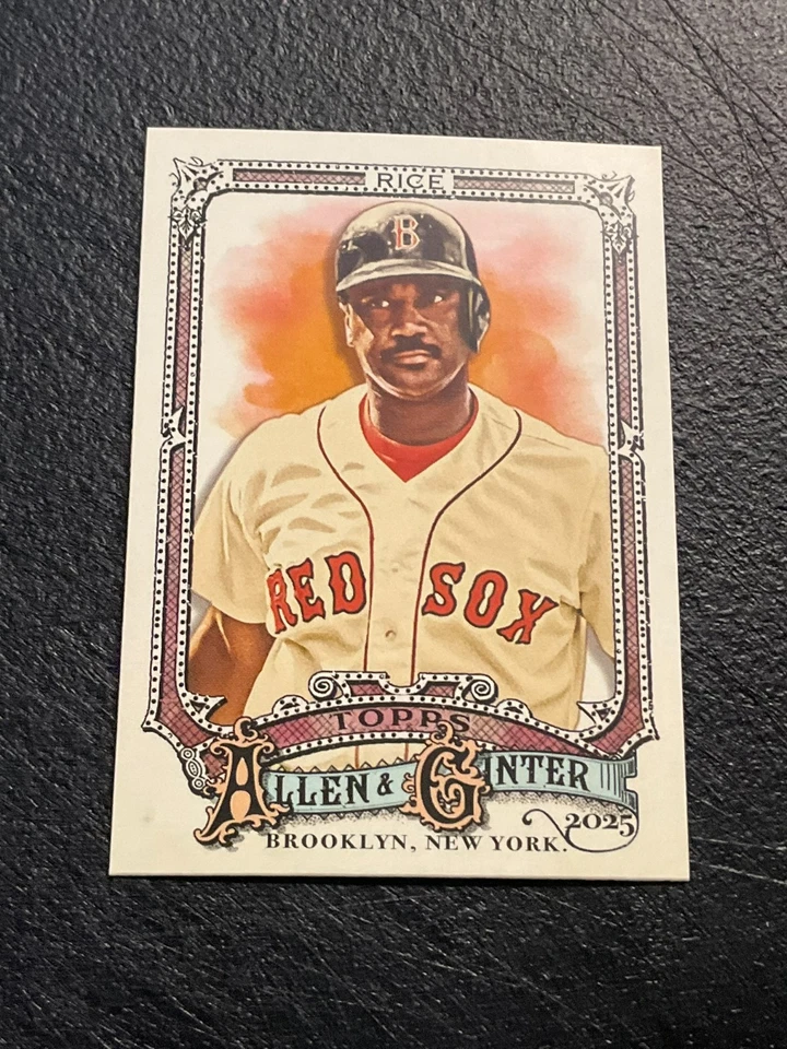 Topps Allen & Ginter 2025 impresión corta SP #310 Jim Rice, Medias Rojas de Boston Foto 1 de 1