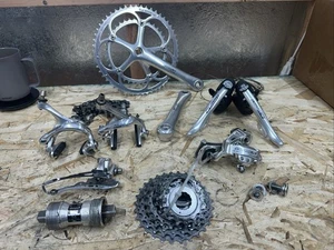 Campagnolo Chorus 10 Carbon 2x10 groupset build kit 175mm Crankset 53/39 Silver - Picture 1 of 17