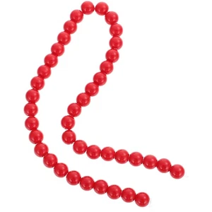 Creative Imitation Coral Red Beads Christmas Tree Ornaments DIY Bracelets Red - Picture 1 of 12