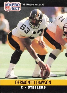 Dermontti Dawson 1990 Pro Set #621 Pittsburgh Steelers Football - Picture 1 of 2