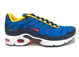 NIke Air Max Plus GS CI5676-400 Photo Blue White Crimson Sneakers size 7Y W 8.5 - Picture 1 of 10