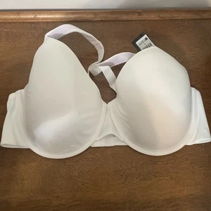 Avenue Women's 44DDD White Full Coverage Smooth Underwire Bra Classic NWT - Picture 1 of 7