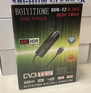 DVB-T2 H.265 10bit Digital Terrestrial Receiver 4K HDR Ultra HD NEU - Bild 1 von 2