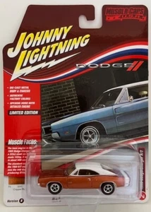 Dodge Charger RT 1969 Johnny Lightning COPPER & WHITE - Picture 1 of 1
