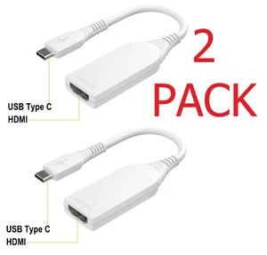 2 PACK Onn USB-C to HDMI Adapter (WIAWHT100008322) - White™ - Picture 1 of 5