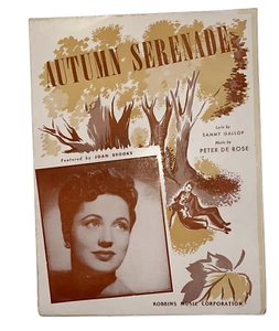 Vintage 1945 Autumn Serenade Noten Joan Brooks Titelbild - Bild 1 von 9