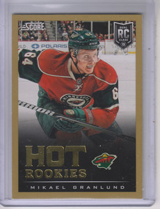 2013-14 Score Hockey Gold #649 Mikael Granlund HR