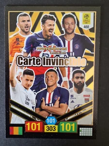 Invincible Mbappé Neymar Thauvin Card Panini Adrenalyn Foot France 2019-20 - Picture 1 of 3