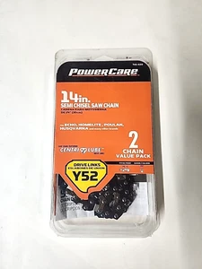 PowerCare 2er-Pack 14" Kettensägenkette - Y52 DL # 461-620 NEU - Bild 1 von 3