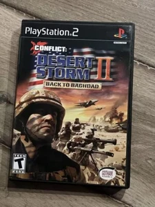 Conflict: Desert Storm II - Back to Baghdad (Sony PlayStation 2, 2003) NO MANUAL - Picture 1 of 6