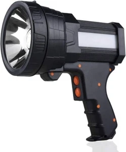 Rechargeable Spotlight, Super Bright 1000,000 LM LED Flashlight Handheld Long - Picture 1 of 7