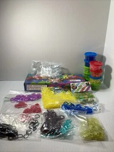 Large Lot of Rainbow Loom Supplies mostly new items - Picture 1 of 5