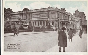 d england Warwickshire antique postcard english wolverhampton lichfield street - Picture 1 of 1