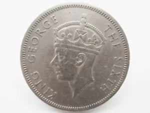 RODESIA MERIDIONALE DUE SCELLINI 1950 / MONETE ANTICHE DI FIUTO T-1 - Foto 1 di 3