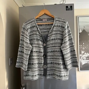 PER UNA M&S short knit button cardigan size XL - Picture 1 of 13