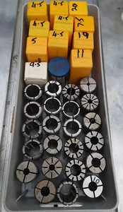 Erickson 180DA Spannzangen große Menge 35 viele neue meist original, metrisch, CNC Fräse - Bild 1 von 5