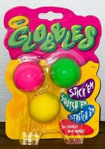New Crayola Globbles 3 Pack Assorted Colors Pink Green Yellow - Picture 1 of 1