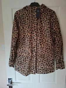 MARKS & SPENCER WOMEN'S LEOPARD HOODED JACKET UK 8 NEW WITH TAG RRP £55.00 - Picture 1 of 12