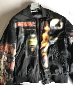 Givenchy Paris Destroyed Bomber Full Metal Jacke Gr L Distressed Yeezy Off White - Bild 1 von 6