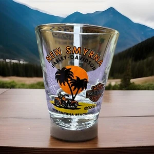 Harley-Davidson New Smyrna Beach 2005 Souvenir 2-1/4” Shot Glass m250 - Picture 1 of 14