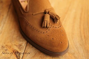 Crockett & Jones Lichfield 2 Tasselled Brogue Shoes Loafers Mens UK 8.5 E US 9.5 - Picture 1 of 12