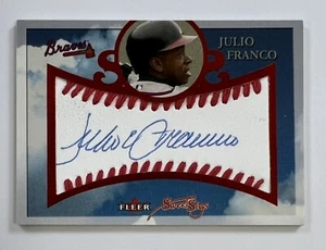 2004 Fleer Sweet Sigs #SG-JF Julio Franco Auto Relic 80/150 AR93 - Picture 1 of 2