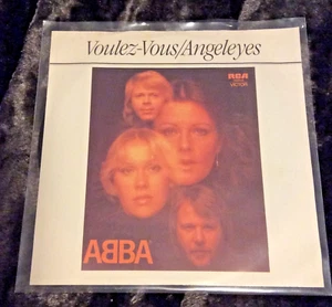 RCA Australia ABBA Voulez Vous 103414 Angeleyes 7" 1979 Picture Sleeve Like New - Picture 1 of 6