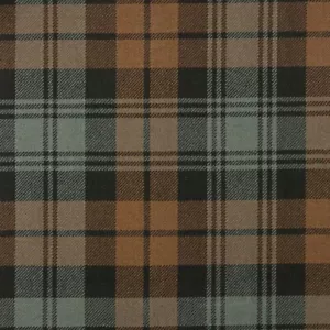 Orologio Scozzese Highland Nero Meteo 8 Iarde 13 Oz Lana Acrilica Tessuto Tartan - Foto 1 di 2