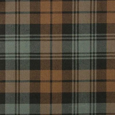 Scottish Black Watch Weather 8 Yards 13Oz Acrylic Wool Fabric Tartan - Image 1 of 2