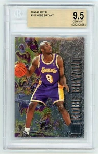 1996-97 Fleer Metal Kobe Bryant Rookie #181 BGS 9.5 Gem Mint - Picture 1 of 2