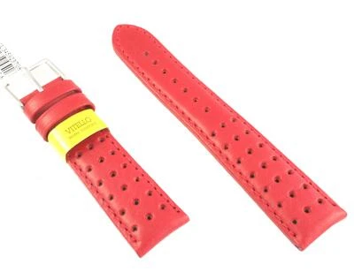 Reloj Morellato Correa Cuero Resistente al Agua Rojo 18 20 22 mm Foto 1 de 2