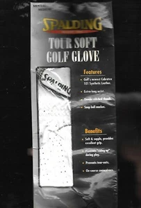 Guante de golf Spalding Tour suave para mano izquierda para hombre - talla M - nuevo en paquete - Imagen 1 de 1