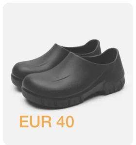 Mens Chef Kitchen Cook Shoes Restaurant Safety Oil Resistant EUR 40 ORIGINAL - Picture 1 of 9