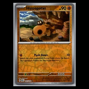 Destined Rivals - Hippopotas - 105/182 - Reverse Holo - TCG Pokemon Card - Picture 1 of 1