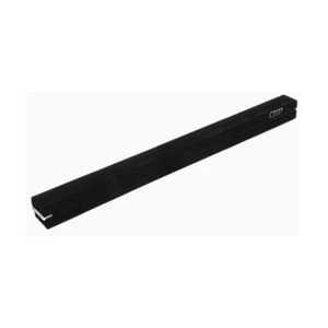 8Ft Gymnastics Folding Balance Beam Black Synthetic Suede - Picture 1 of 6