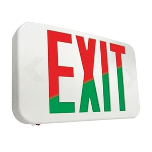 Sure-Lites All-Pro APX7RG Thermoplastic LED Exit Sign - Picture 1 of 1