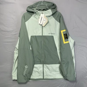 260 $ Adidas National Geographic Windstopper Terrex Kapuzenjacke Colorblock 2X - Bild 1 von 17