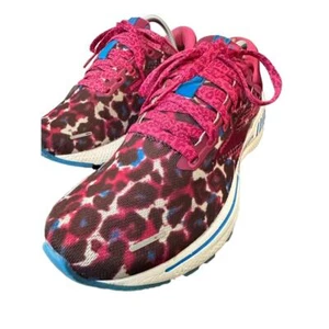 Zapatilla deportiva Brooks Walk-Hero para mujer talla 8,5 multicolor rosa leopardo cordones adrenalina - Imagen 1 de 15