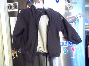 ZARA KIDS Z-Sport Hoodie Size 6 Lined Windbreaker "Outerwear Goods" Dark Gray - Picture 1 of 3