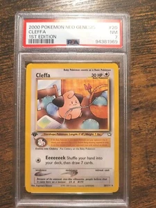 Pokemon 1st Edition Neo Genesis Cleffa 20/111 PSA 7 - Picture 1 of 2