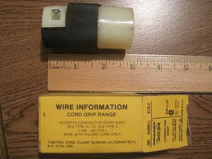 Draht Information Schnur Griffbereich Schnüre Größe:18/3 Typ SJ bis12/3 Typ S Twist Loc - Bild 1 von 6