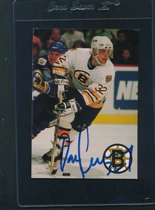 1989/90 Boston Bruins Sports Action #32 Don Sweeney Signed Auto *C6653 - Picture 1 of 1