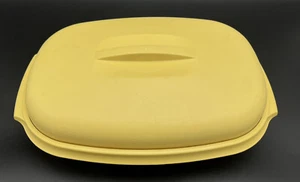 Vintage Tupperware Gemüse Reis Mikrowelle Dampfgarer/Kocher 1 Stück 1273 Gold - Bild 1 von 5